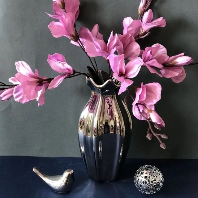 گلدان لب چین سرامیکی