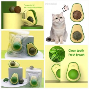 آبنبات تشویقی گربه دیواری طرح آووکادو