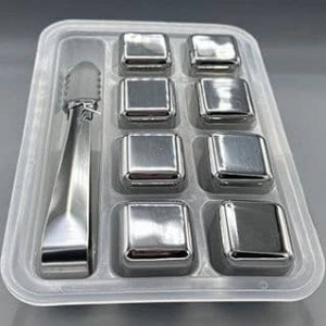 یخ استیل مکعبی ۸تایی