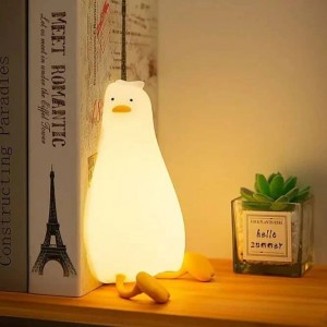 چراغ خواب اتاق خواب کودک سیلیکونی اردک خسته