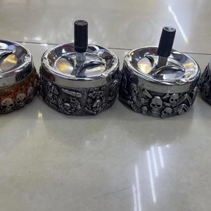 زیرسیگاری طرح اسکلت