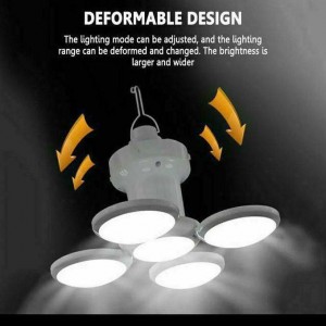 لامپ توپی پنج پر سولار