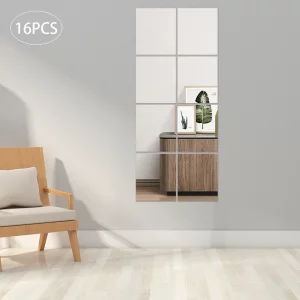 آینه نشکن چسبی انعطاف پذیر مربع