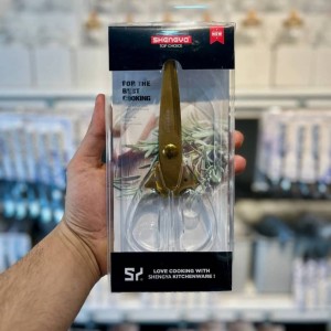 قیچی مرغ طلایی دسته اکرولیک شنگیا