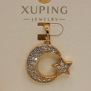 آویز گردنبند ماه وستاره ژوپینگ کد۰۱۰۹