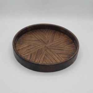 سینی پذیرایی چوبی دسته دار