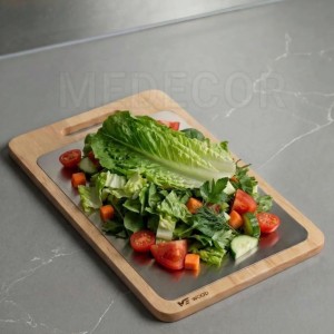 تخته گوشت استیل وچوبwood