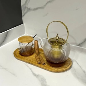 قوری شیاردار پیرکس لوکس