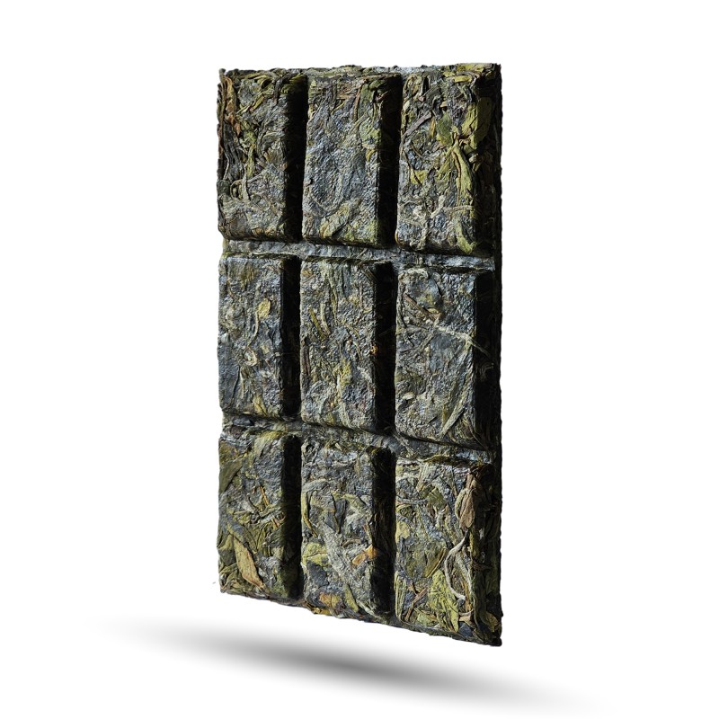 چای سفید فشرده شده ، خشتبار 85 گرمی