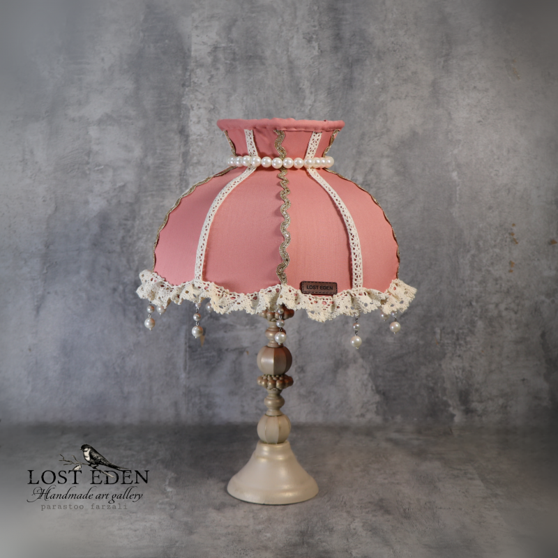 آباژور دستساز پارچه ای وینتیج کد ۱۰۱