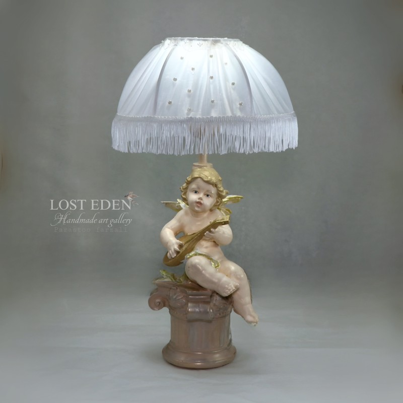 آباژور دستساز فرشته پلی استر  کد ۶۰۱