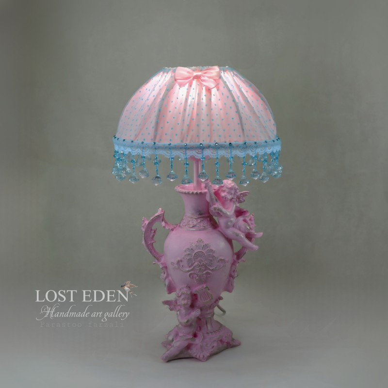 آباژور دستساز فرشته پلی استر  کد ۶۰۲