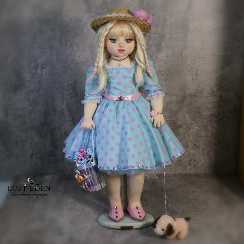 عروسک دستساز پارچه ای سه بعدی _السی و لونا