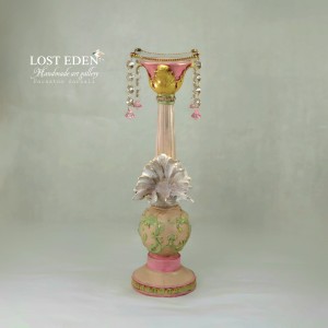 شمعدان مرغ آمین طرح وینتیج