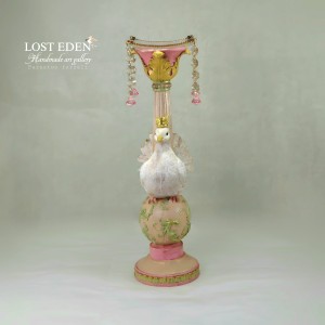 شمعدان مرغ آمین طرح وینتیج