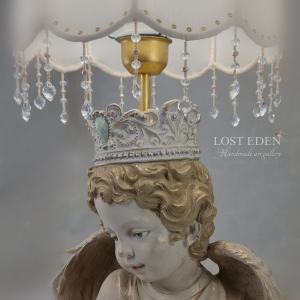 آباژور دستساز فرشته پلی استر  کد ۶۰۰