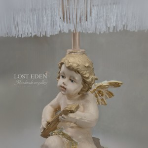 آباژور دستساز فرشته پلی استر  کد ۶۰۱