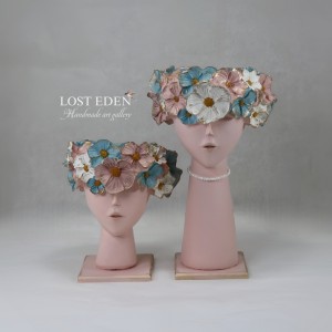 گلدان،جاقلمی ،مجسمه پلی استر دختر ست دوتایی