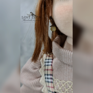 عروسک دستساز پارچه ای سه بعدی +جعبه چوبی لوکس