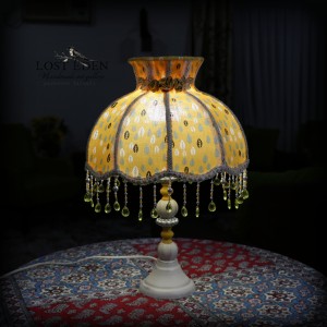 آباژور دستساز پارچه ای وینتیج کد ۱۰۴