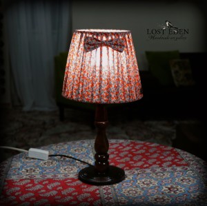 آباژور دستساز پارچه ای گلگلی وینتیج کد ۱۰۵