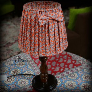 آباژور دستساز پارچه ای گلگلی وینتیج کد ۱۰۵