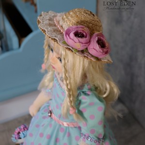 عروسک دستساز پارچه ای سه بعدی _السی و لونا