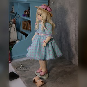 عروسک دستساز پارچه ای سه بعدی _السی و لونا