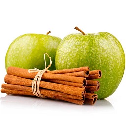 سیب و دارچین