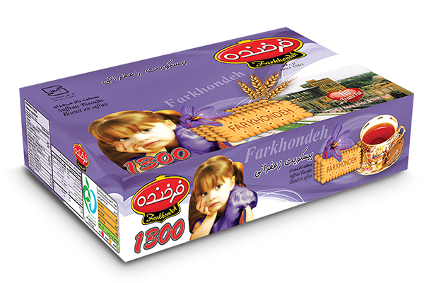 بیسکویت مادر 1300 زعفرانی فرخنده