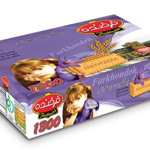بیسکویت مادر 1300 زعفرانی فرخنده