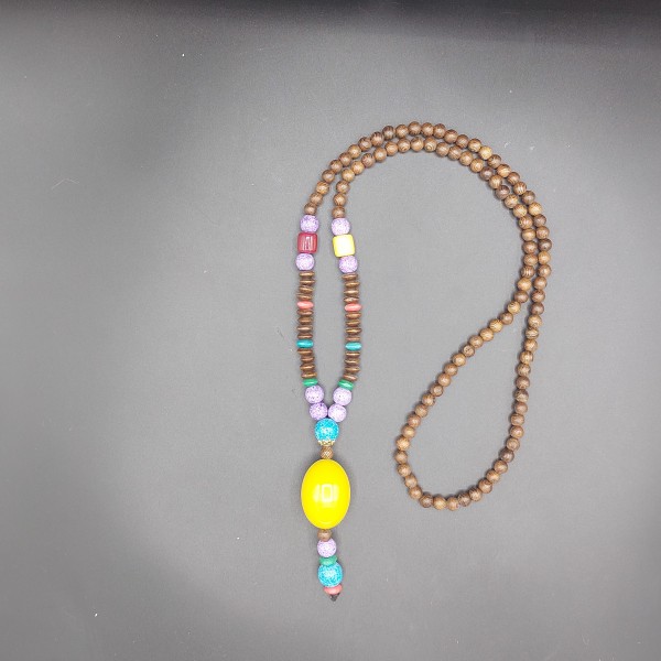 گردن بند بلند مدل کهربا