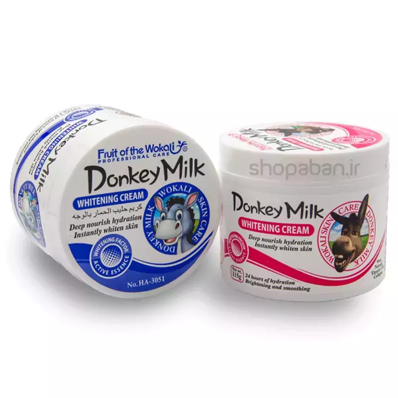 کرم سفید کننده و آبرسان شیر الاغ وکالی حجم ۱۱۵