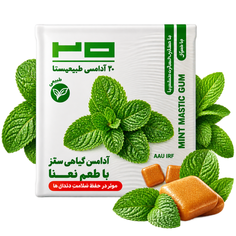 آدامس سقز نعناع بیست ۱۴ عددی | آدامس سقز و نعناع