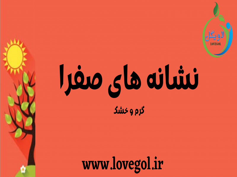 نشانه های صفرا