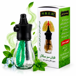 قلیان سبز عصاره نعنا