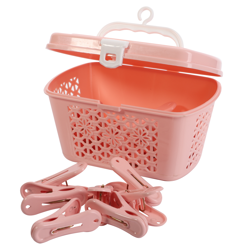 گیره لباس 20 عددی سبد دار