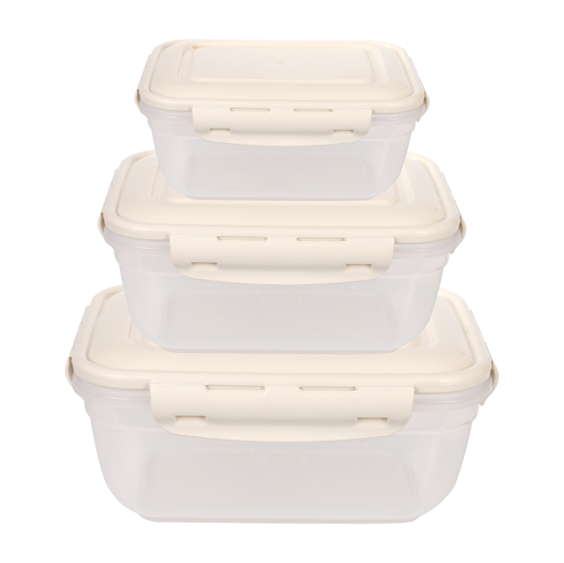 ظرف فریزری 6 پارچه قفلی مستطیل