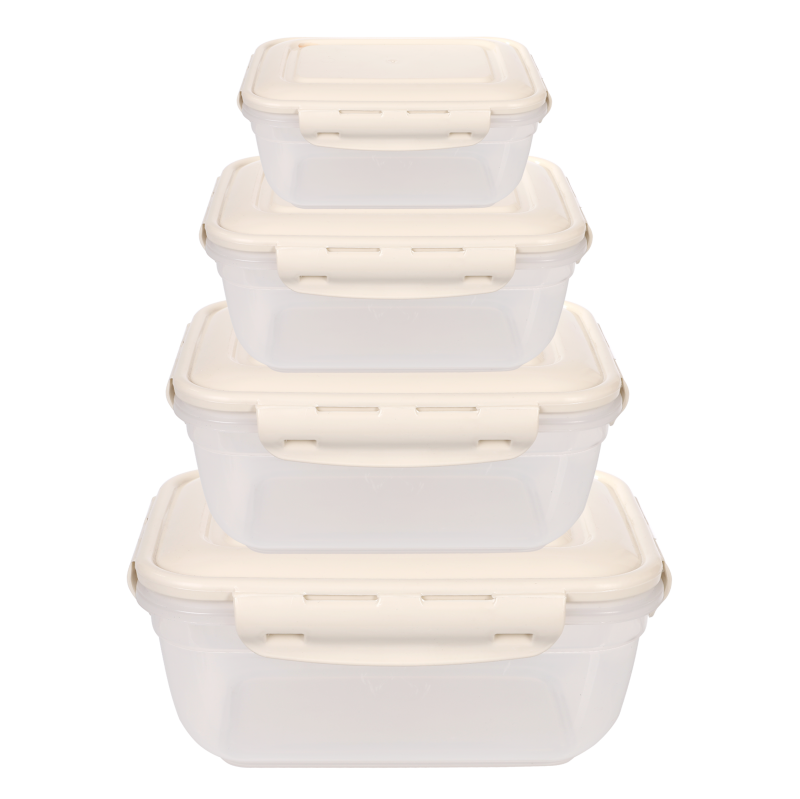 ظرف فریزری 8 پارچه قفلی مستطیل