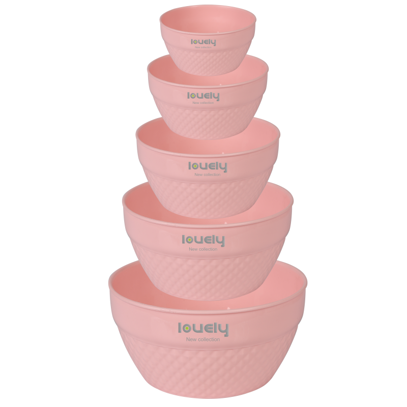 سرویس 5 عددی کاسه گرد طرح ترک