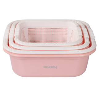 ست آبکش و لگن 6 پارچه بزرگ