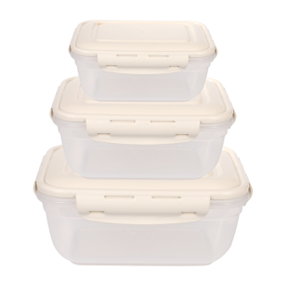 ظرف فریزری 6 پارچه قفلی مستطیل