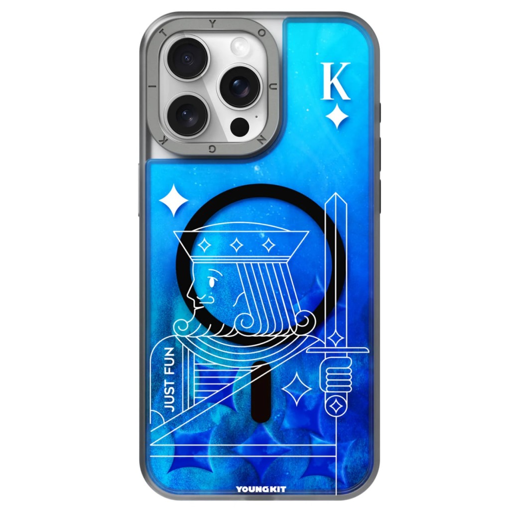 قاب یانگ کیت Youngkit Luminous Quicksand Carreaux برای سری آیفون 15