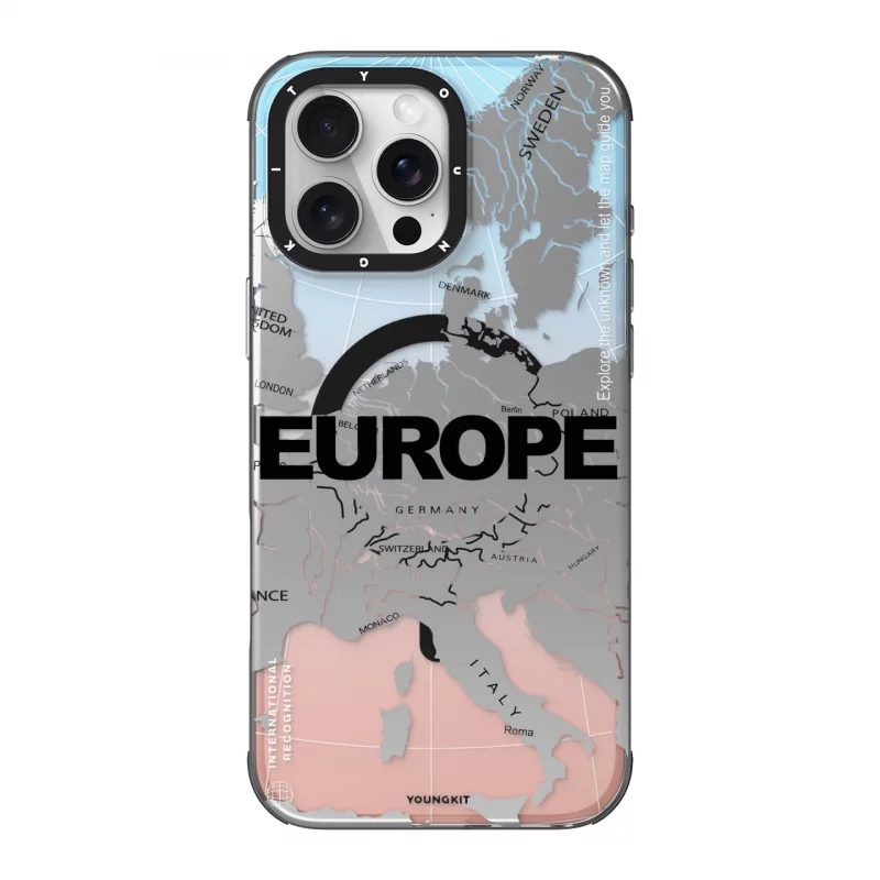 قاب یانگ کیت Youngkit Color-Changing Europe برای آیفون 16 پرو مکس