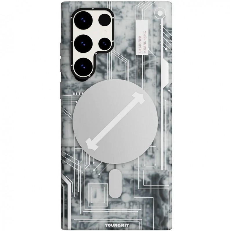 قاب یانگ کیت Youngkit Technology Futuristic Circuit برای سامسونگ S23 Ultra
