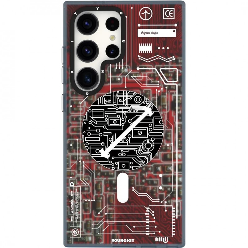 قاب یانگ کیت Youngkit Technology Futuristic Circuit برای سامسونگ S23 Ultra