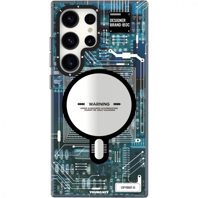 قاب یانگ کیت Youngkit Technology Futuristic Circuit برای سامسونگ S23 Ultra