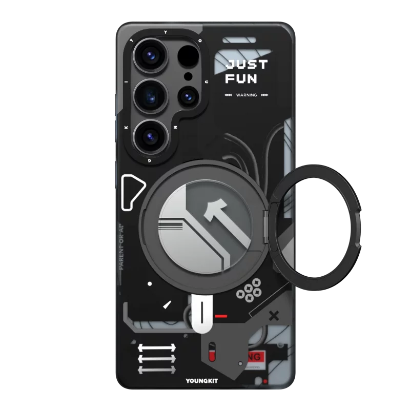 قاب یانگ کیت Youngkit Cyberpunk 360° Spin Magnetic Stand Case  برای S25 اولترا