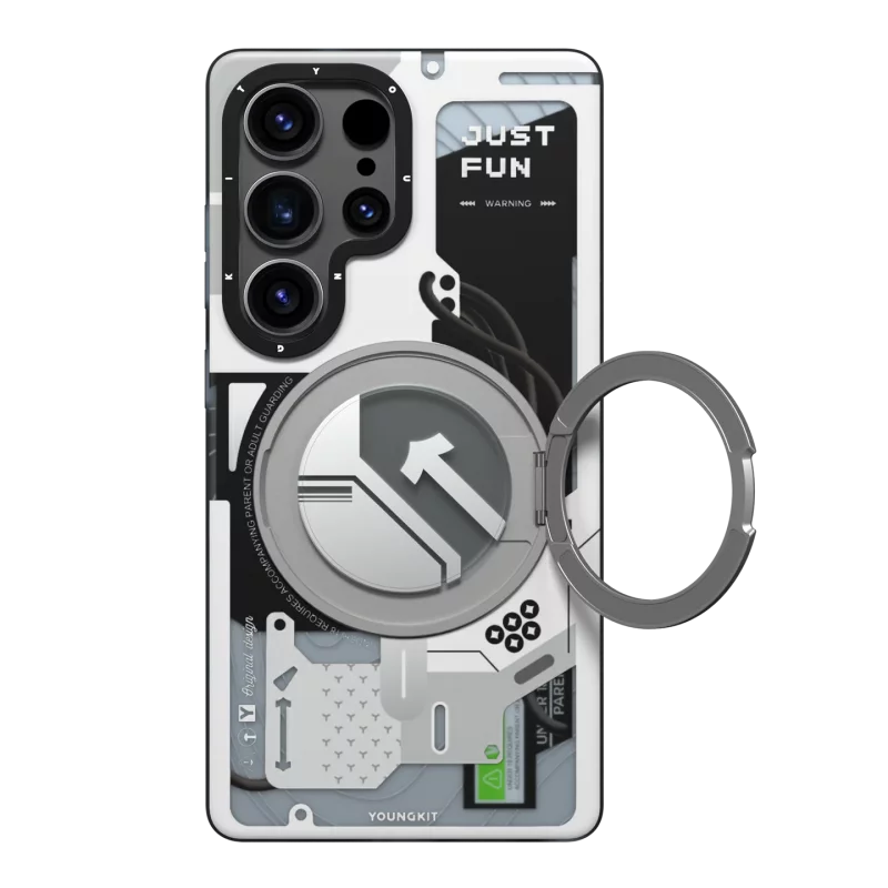 قاب یانگ کیت Youngkit Cyberpunk 360° Spin Magnetic Stand Case  برای S25 اولترا