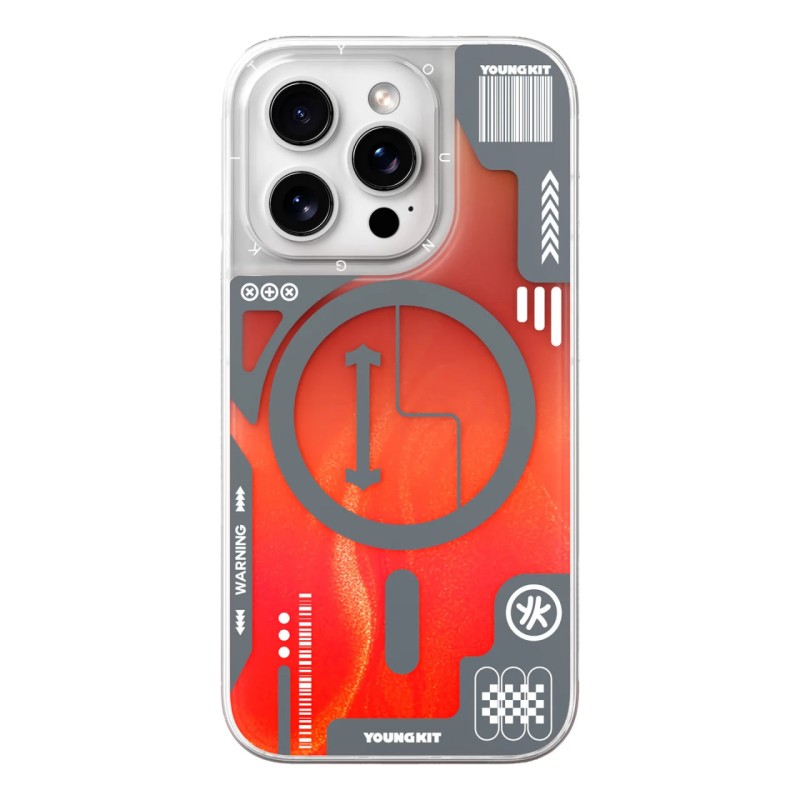 قاب یانگ کیت Youngkit Cyberpunk Luminous Quicksand  آیفون سری 16